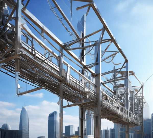 现代建筑新宠，镀锌盘扣脚手架——安全高效两不误,镀锌盘扣脚手架，安全与效率并重的现代建筑利器,建筑施工,第1张